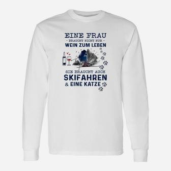 Skifahren Survival Shirt Langarmshirts - Seseable