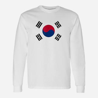 South Korean Flag Unisex Long Sleeve | Crazezy AU