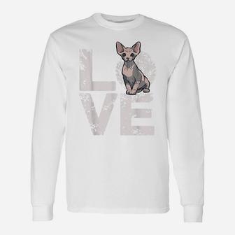 Sphynx Cat Hairless Cat Lovers Owner Valentines Day Gift Unisex Long Sleeve | Crazezy DE
