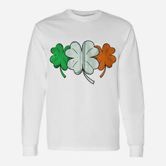 St Patrick Day Irish Four-Leaf Clover Shamrock Quatrefoil Zip Hoodie Unisex Long Sleeve | Crazezy CA