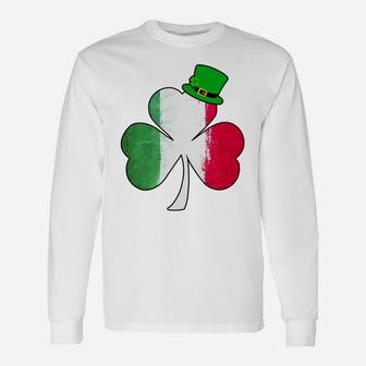 St Patrick Was Italian Shirt | St Patricks Day Unisex Long Sleeve | Crazezy