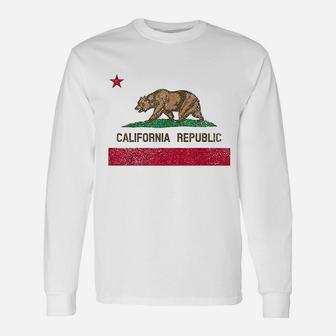 State Of California Flag Unisex Long Sleeve | Crazezy DE