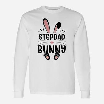 Stepdad Bunny Funny Matching Easter Bunny Egg Hunting Unisex Long Sleeve | Crazezy