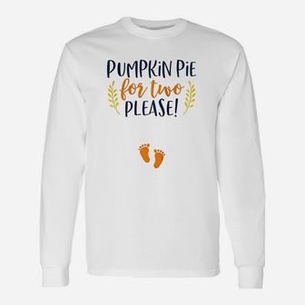 Thanksgiving Announcement Funny Baby Reveal Unisex Long Sleeve | Crazezy AU