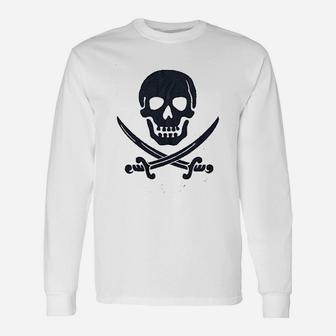 The Bold Banana Pirate Skull And Crossed Unisex Long Sleeve | Crazezy DE