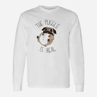 The Puggle Is Real Unisex Long Sleeve | Crazezy AU