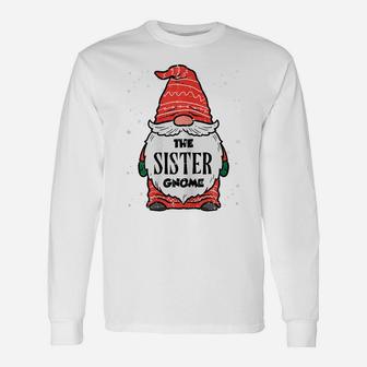 The Sister Gnome Xmas Matching Christmas Pajamas For Family Unisex Long Sleeve | Crazezy AU
