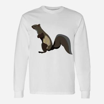 True Gravity - Mindfulness Squirrel Friend T-Shirt Unisex Long Sleeve | Crazezy DE