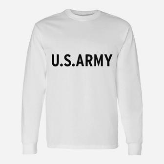 United States Military Green Unisex Long Sleeve | Crazezy UK
