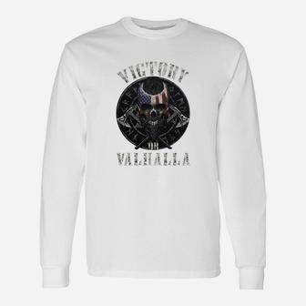 Victory Or Valhalla Long Sleeve T-Shirt - Thegiftio UK