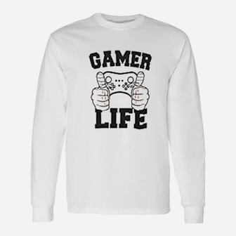 Video Gamer Gaming Life Unisex Long Sleeve | Crazezy