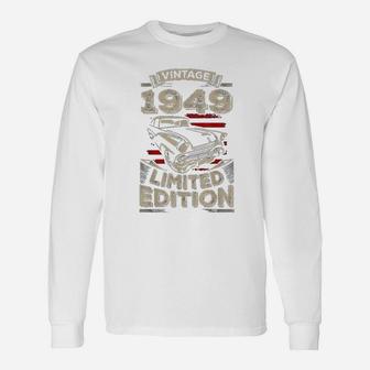 Vintage 1949 72Nd 72 Years Old Birthday Unisex Long Sleeve | Crazezy CA