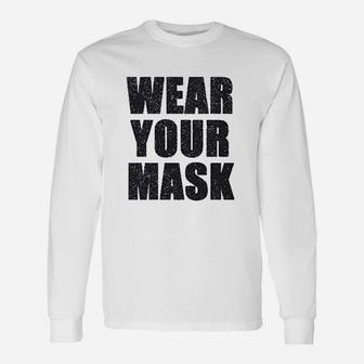 Wear Your M Ask Unisex Long Sleeve | Crazezy