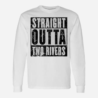 Wheel Of Time Straight Outta Two Rivers Distressed Unisex Long Sleeve | Crazezy UK