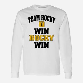 Win Rocky Win Team Rocky Long Sleeve T-Shirt - Thegiftio
