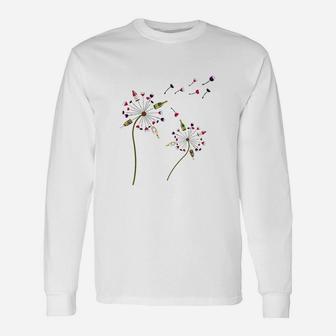 Wine Dandelion Wine Rosee Lovers Long Sleeve T-Shirt - Thegiftio UK