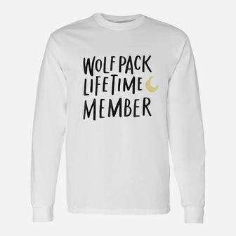 Wolf Pack Lifetime Member Long Sleeve T-Shirt - Thegiftio UK