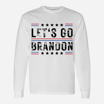 Womens Lets Go Brandon Tee Funny Trendy Sarcastic Let's Go Brandon Unisex Long Sleeve | Crazezy UK