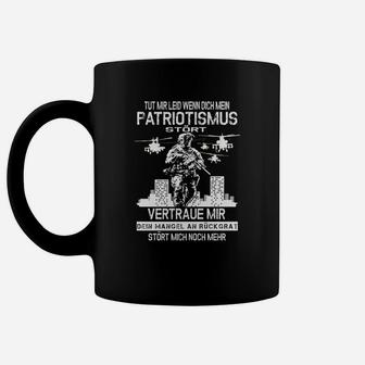 Schwarzes Herren Tassen Patriotismus-Motiv & Spruch, Deutschland-Liebe - Seseable