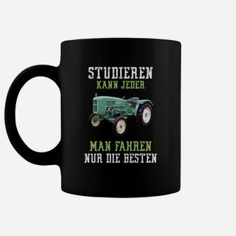 Traktor Tassen für Herren, Spruch für Landwirte und Fahrer - Seseable
