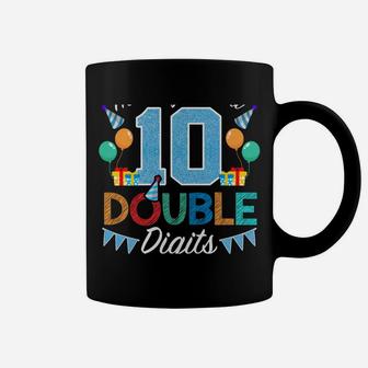 10 Year Old Gifts This Boy Is Now Double Digits Birthday Boy Coffee Mug | Crazezy DE