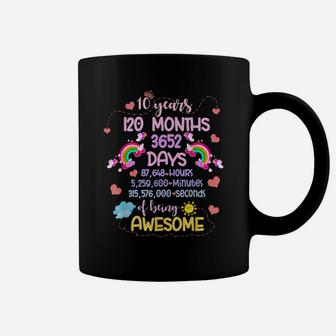 10 Years 120 Months Birthday Coffee Mug | Crazezy