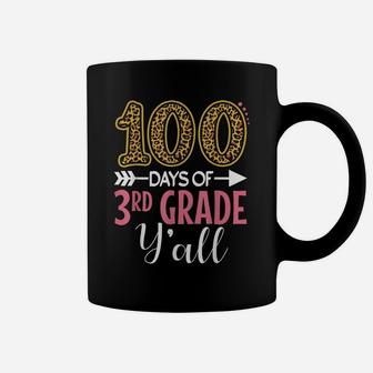 100 Days Of 3Rd Grade Teacher Kids Girls Gift 100 Days Y'all Coffee Mug | Crazezy