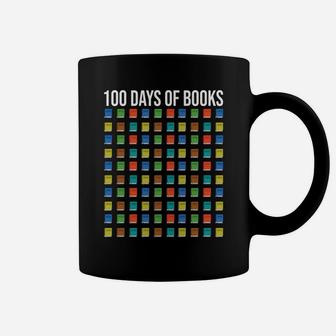 100 Days Of Books Happy 100Th Day Librarian Teacher Gift Coffee Mug | Crazezy UK