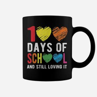 100 Days Of School And Still Loving It For Teacher Student Coffee Mug - Monsterry