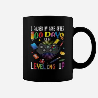 100 Days Of School I Paused My Game Leveling Up Video Gamer Coffee Mug | Crazezy AU