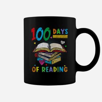 100 Days Of School Reading English Teacher Books Stack Tee Coffee Mug | Crazezy AU