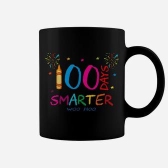 100 Days Smarter & Happy 100Th Day Of School Teacher Student Coffee Mug | Crazezy CA