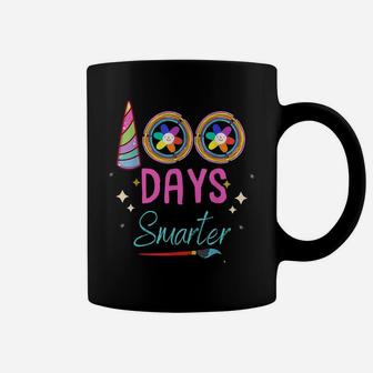 100 Days Smarter Cute Design For Students 100 Days Of School Coffee Mug | Crazezy CA