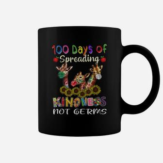 100Th Day Of School 100 Days Of Spreading Kindness Not Germs Coffee Mug | Crazezy
