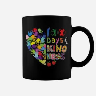 100Th Day Of School 100 Days Of Spreading Kindness Teacher Coffee Mug | Crazezy