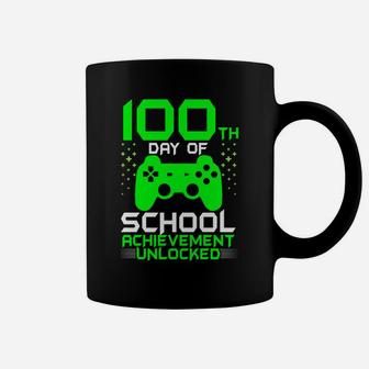 100Th Day Of School Gamer Teachers Kids Happy 100 Days Coffee Mug | Crazezy DE
