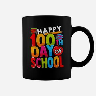 100Th Day Of School Gift For Teachers Kids Happy 100 Days Coffee Mug | Crazezy