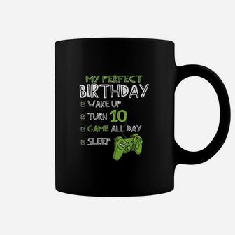 10Th Birthday Gaming 10 Years Old Perfect Gamer Coffee Mug | Crazezy