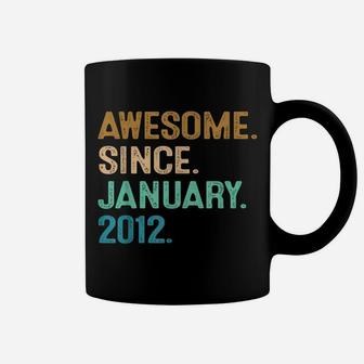 10Th Birthday Gift 10 Year Old Awesome Since January 2012 Coffee Mug | Crazezy