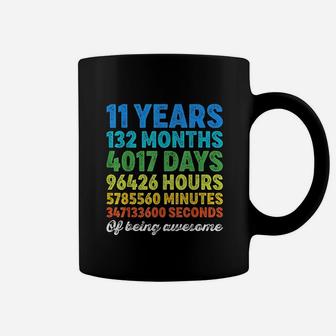 11 Years Old 11Th Birthday Vintage Retro Countdown Coffee Mug | Crazezy