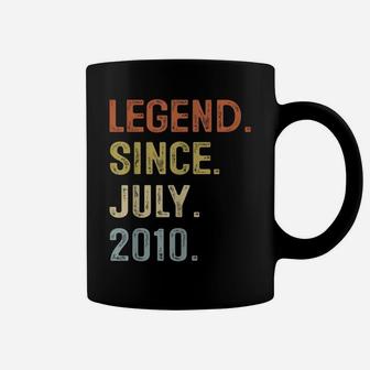 11Th Birthday Gift 11 Years Old Legend Since July 2010 Boys Coffee Mug | Crazezy UK