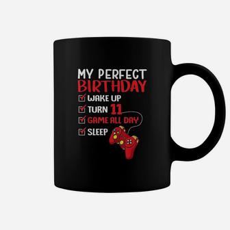 11Th Perfect Birthday Gaming 11 Years Old Coffee Mug | Crazezy