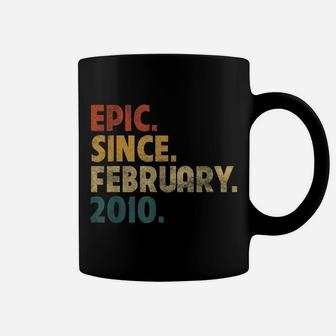 12Th Birthday Gifts Funny Vintage Epic Since February 2010 Coffee Mug | Crazezy