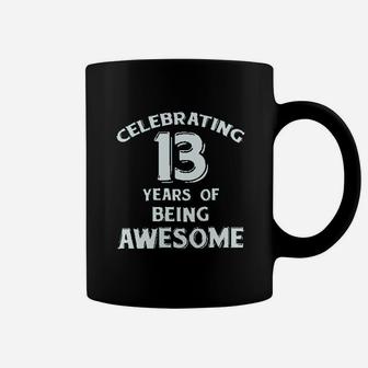 13 Years Of Being Awesome 13 Year Old Birthday Coffee Mug | Crazezy