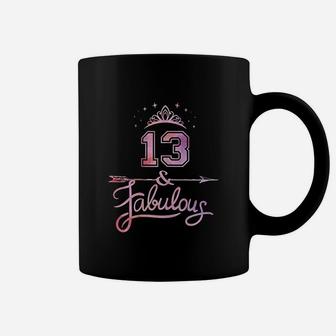 13 Years Old And Fabulous Girl 13Th Birthday Coffee Mug | Crazezy