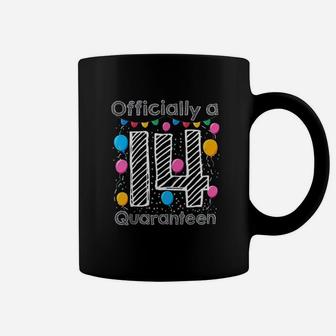 14Th Birthday Officially A Quaranteen Teenager 14 Years Old Coffee Mug | Crazezy