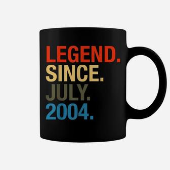 15Th Birthday Gifts Year Old - Legend Since July 2004 Coffee Mug | Crazezy