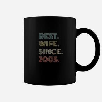 16Th Wedding Anniversary Gift Best Wife Since 2005 Coffee Mug | Crazezy AU