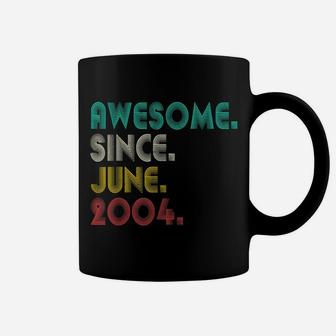 17Th Birthday Awesome Since June 2004 Boy Girl 17 Years Old Coffee Mug | Crazezy CA