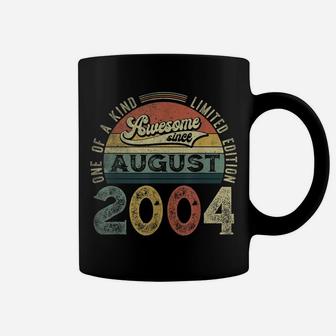 17Th Birthday Decorations August 2004 Boy Girl 17 Years Old Coffee Mug | Crazezy UK